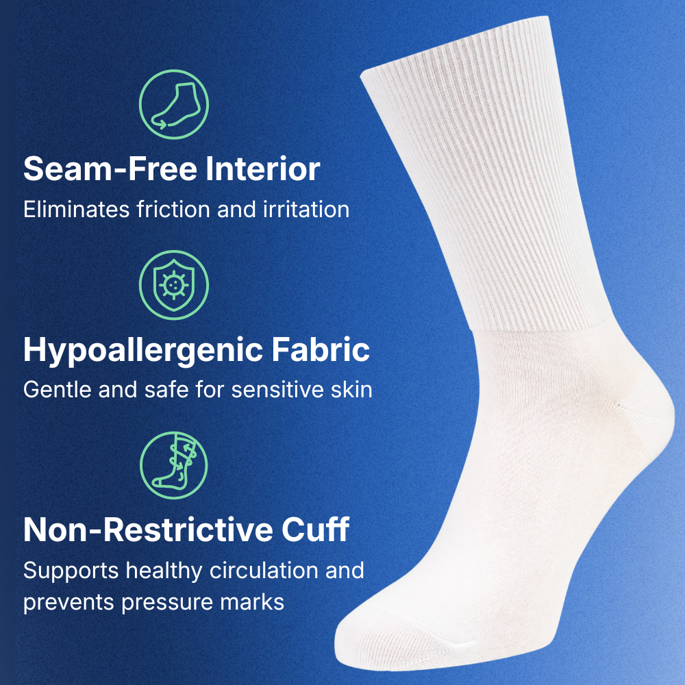 Classic Cotton Diabetics Socks